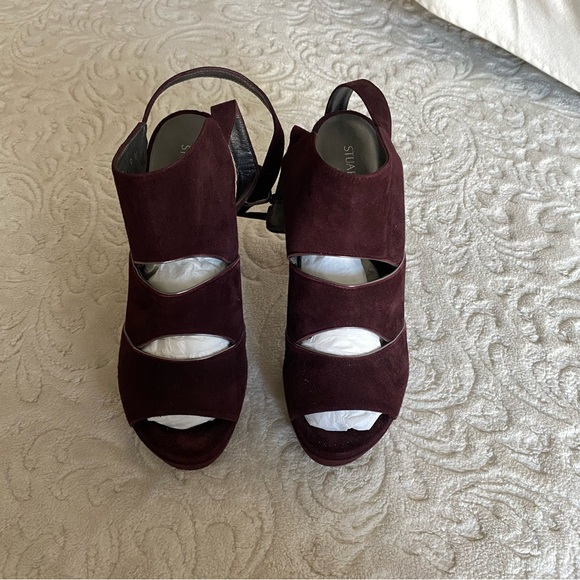 Stuart Weitzman Suede Platform Sandal - Picture 4 of 8